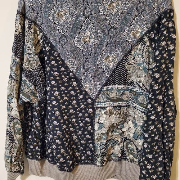 Vintage Carole Little Multi Patterned Eclectic Sweater Pullover Size 12 LOVE!! - Picture 5 of 6